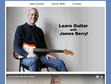 Tablet Screenshot of jamesberryguitar.com